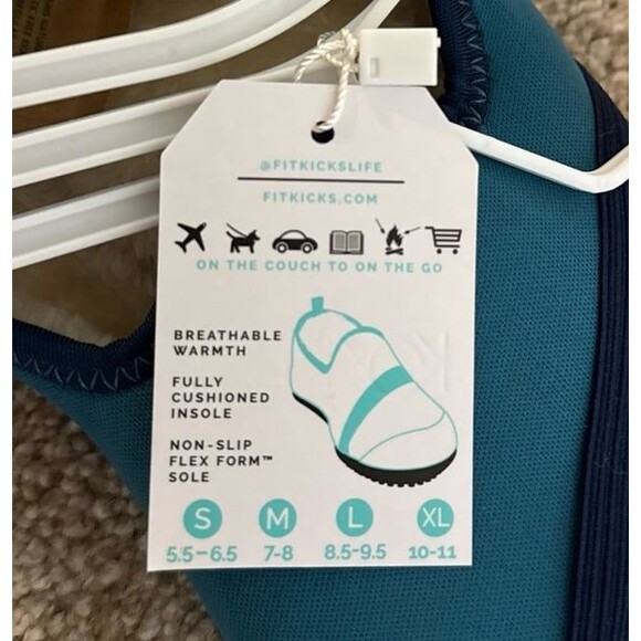 KoziKicks Active Lifestyle Slippers Teal Women's Small (Fits Sizes 5.5-6.5) - Picture 8 of 8